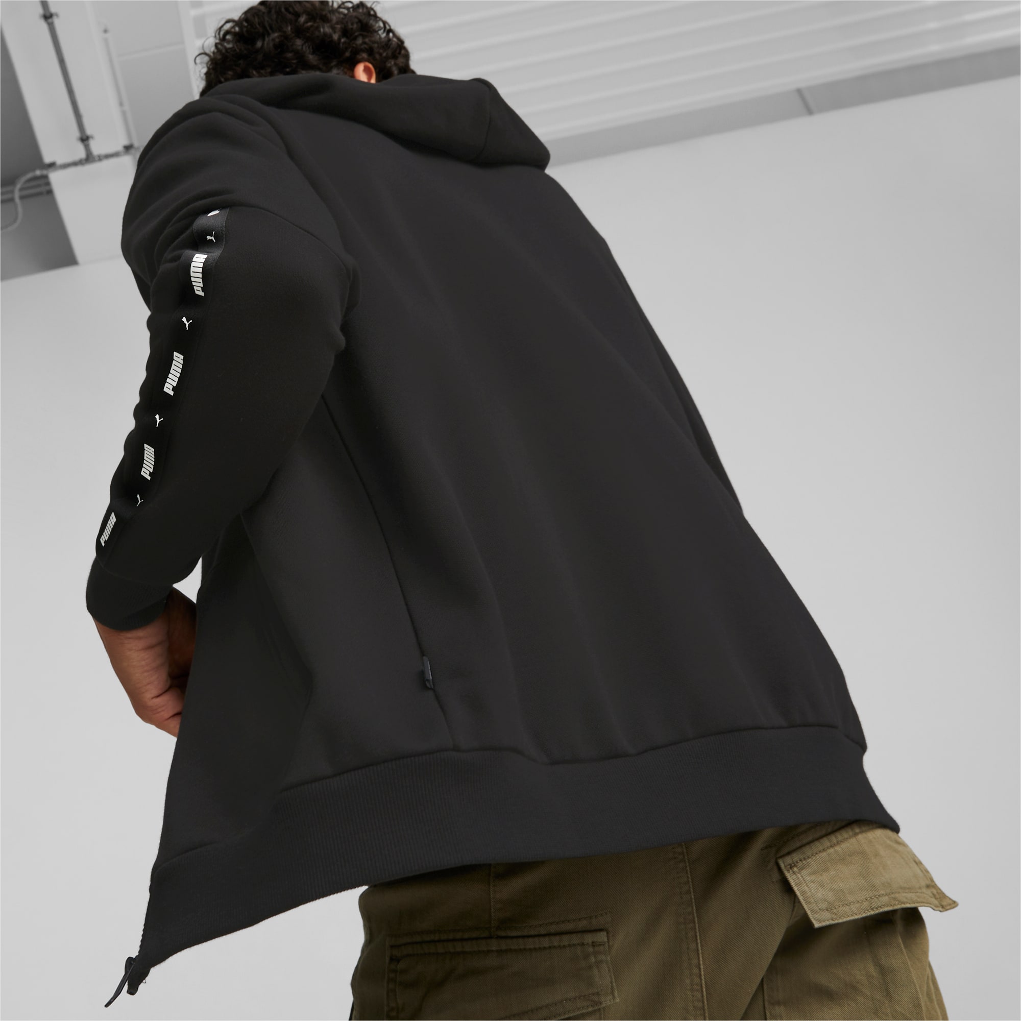 Puma tape full zip hoodie store
